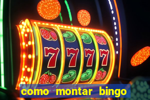 como montar bingo brinquedos toia